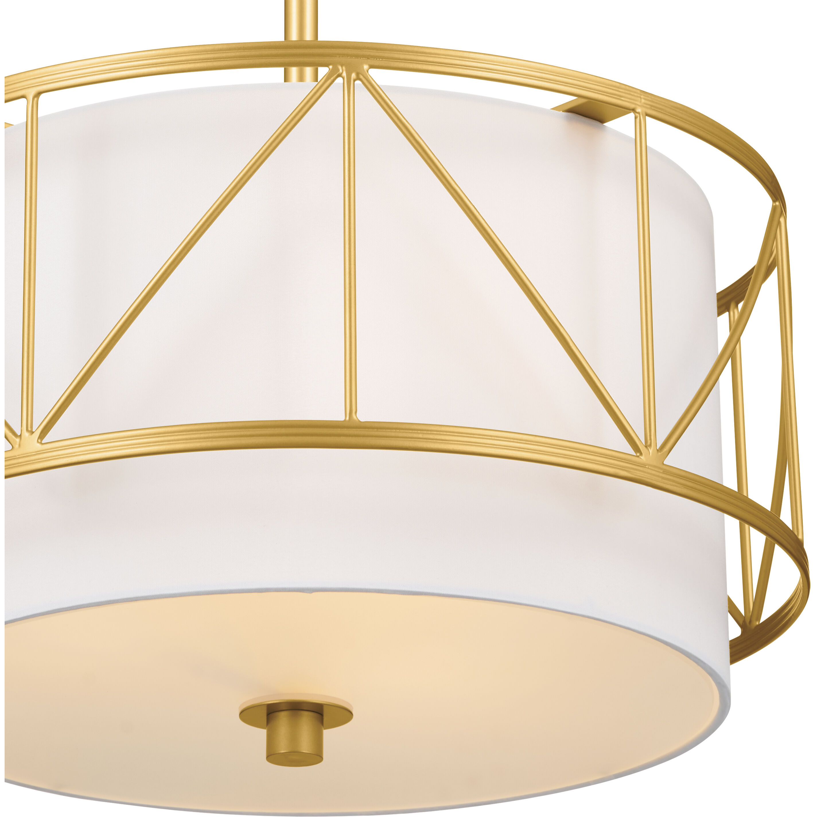 Birkleigh 3 Light 14 inch Classic Gold Flush Mount Ceiling Light