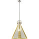 Downtown Urban Newton Cone 1 Light 18.00 inch Pendant