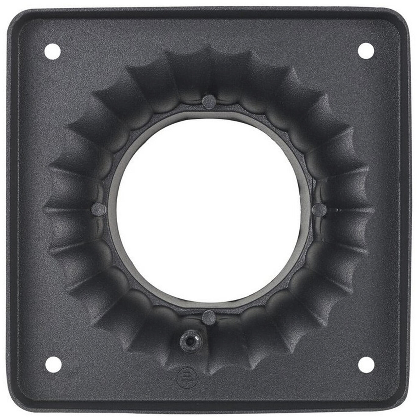 Granville 5.7 inch Black Pier Mount Base