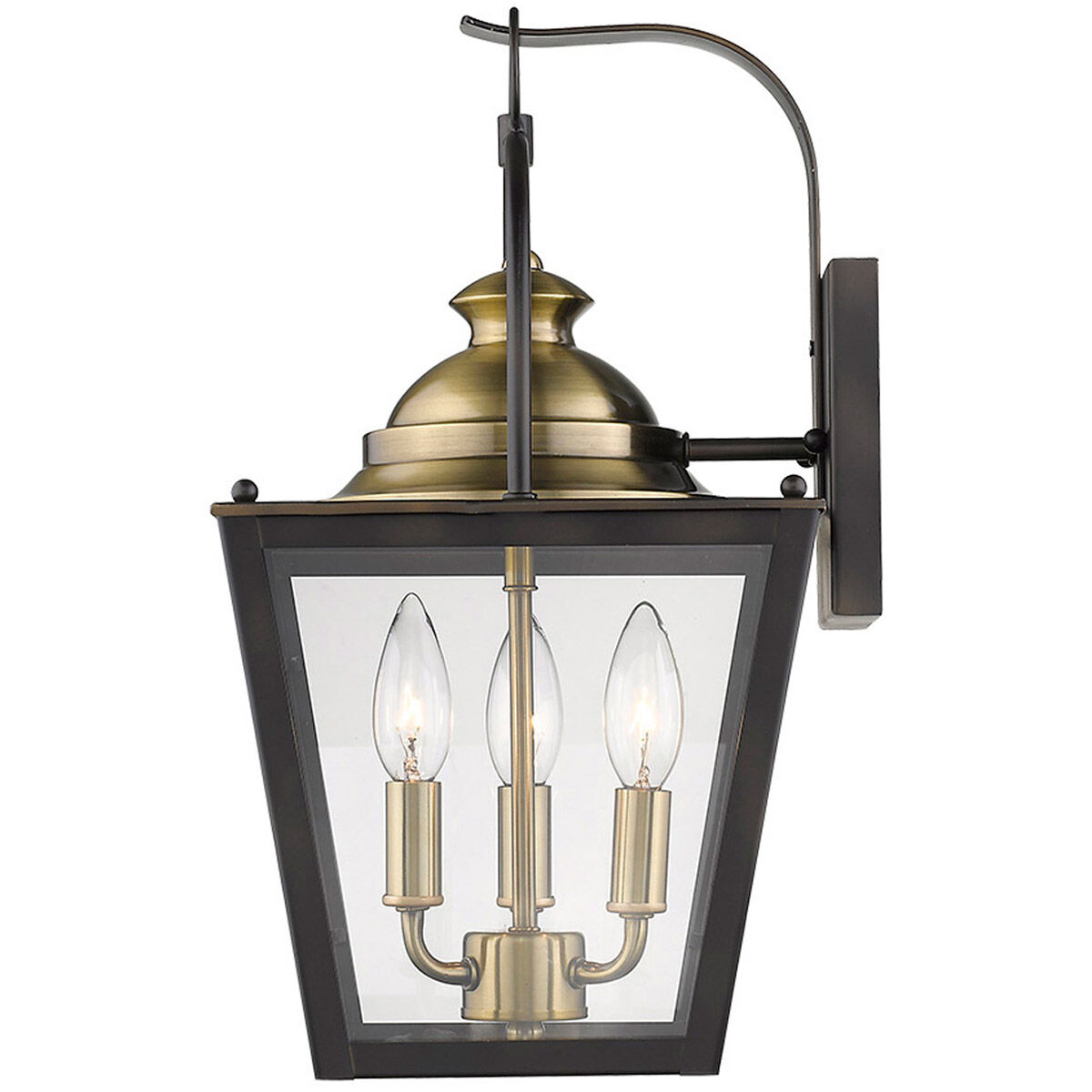 Savannah 3 Light 17 inch Oil-Rubbed Bronze Exterior Wall Mount