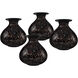 Springdale 6 X 5 inch Hand Blown Art Glass Vase