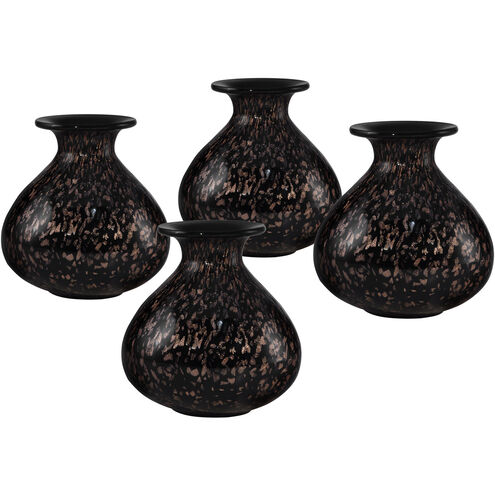 Springdale 6 X 5 inch Hand Blown Art Glass Vase