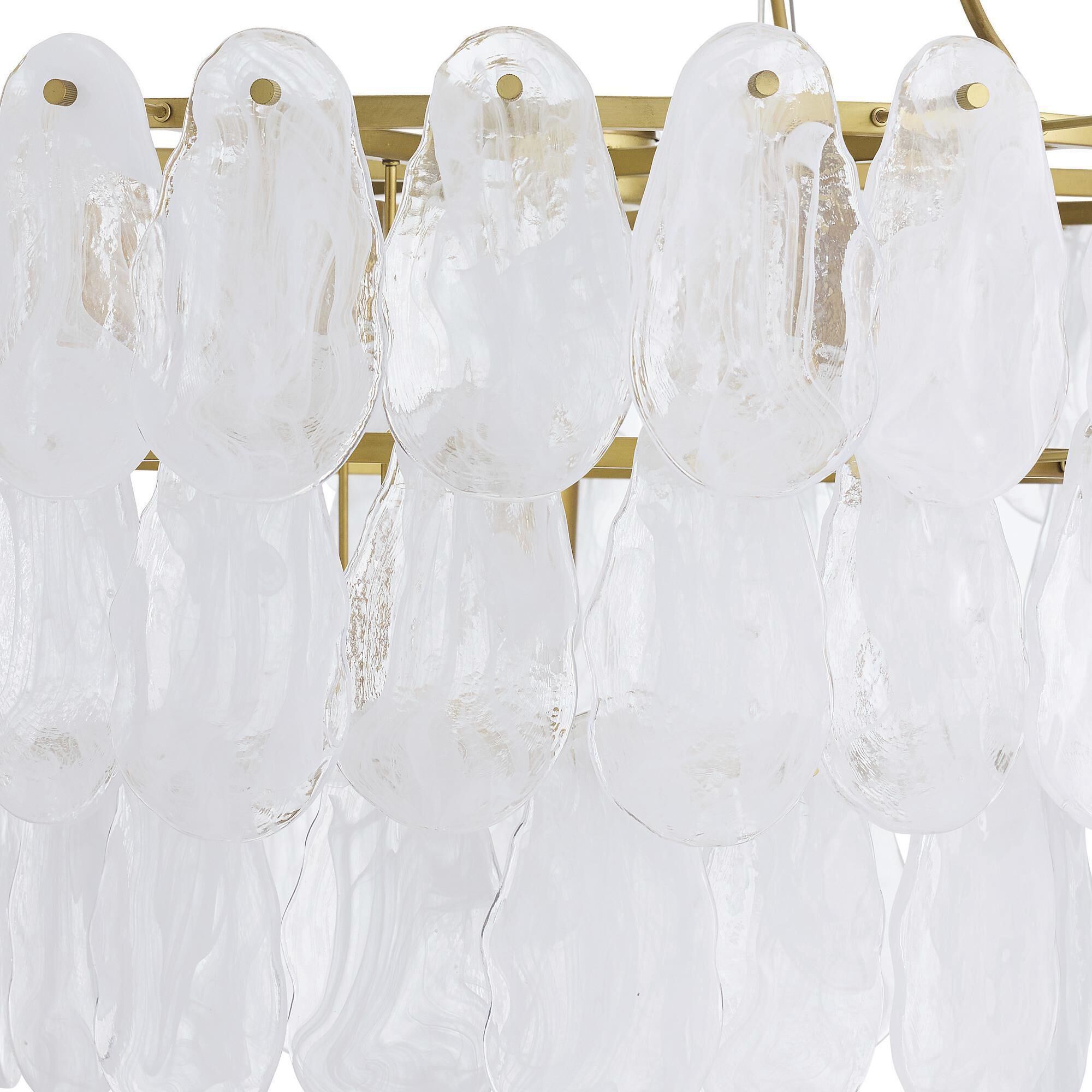 Leon 7 Light 38 inch Antique Brass Chandelier Ceiling Light, Large