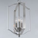 Provident 3 Light 10 inch Satin Nickel Single Pendant Ceiling Light