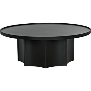 Rome 47.5 X 47.5 inch Matte Black Coffee Table