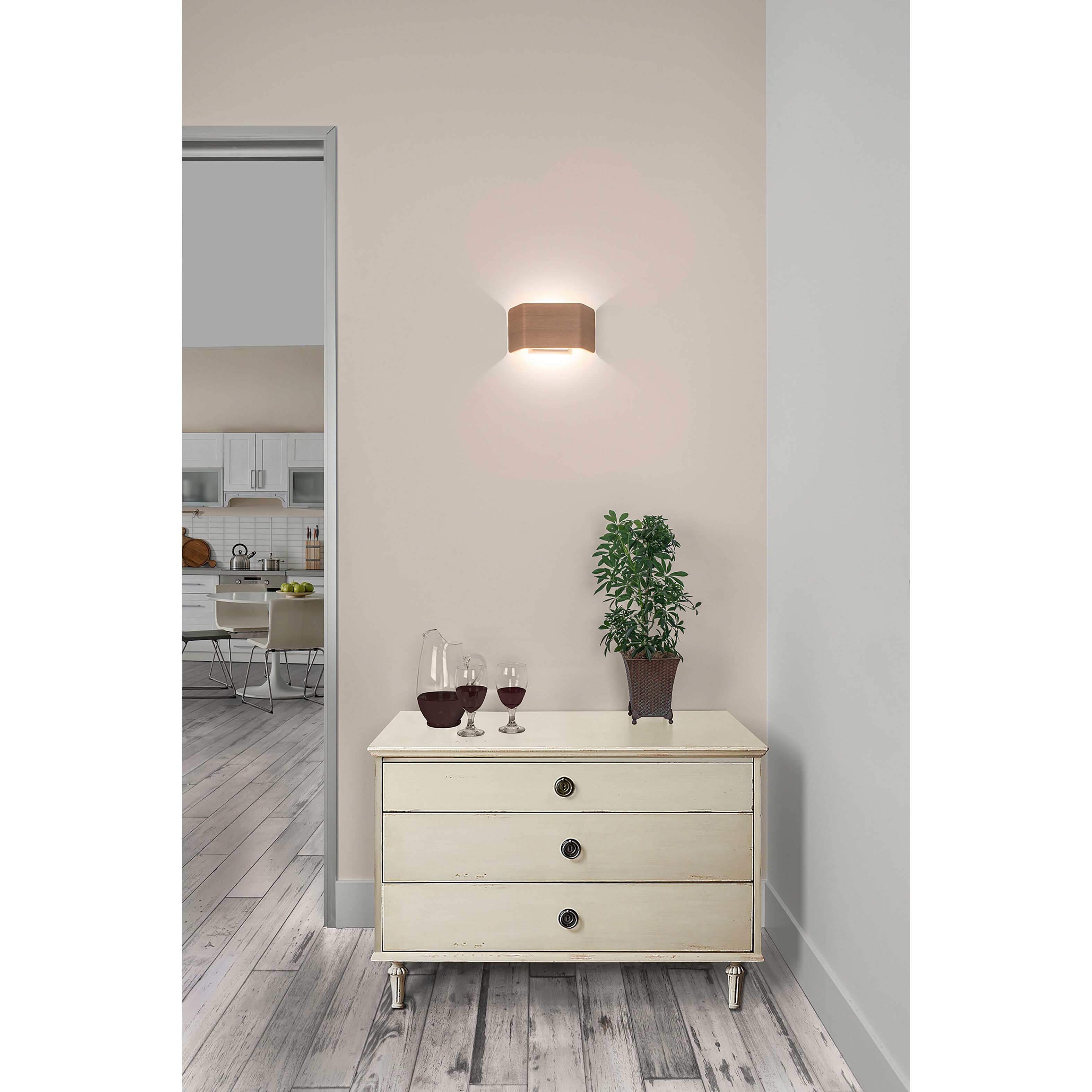 Zen LED Wall Sconce Wall Light in Black