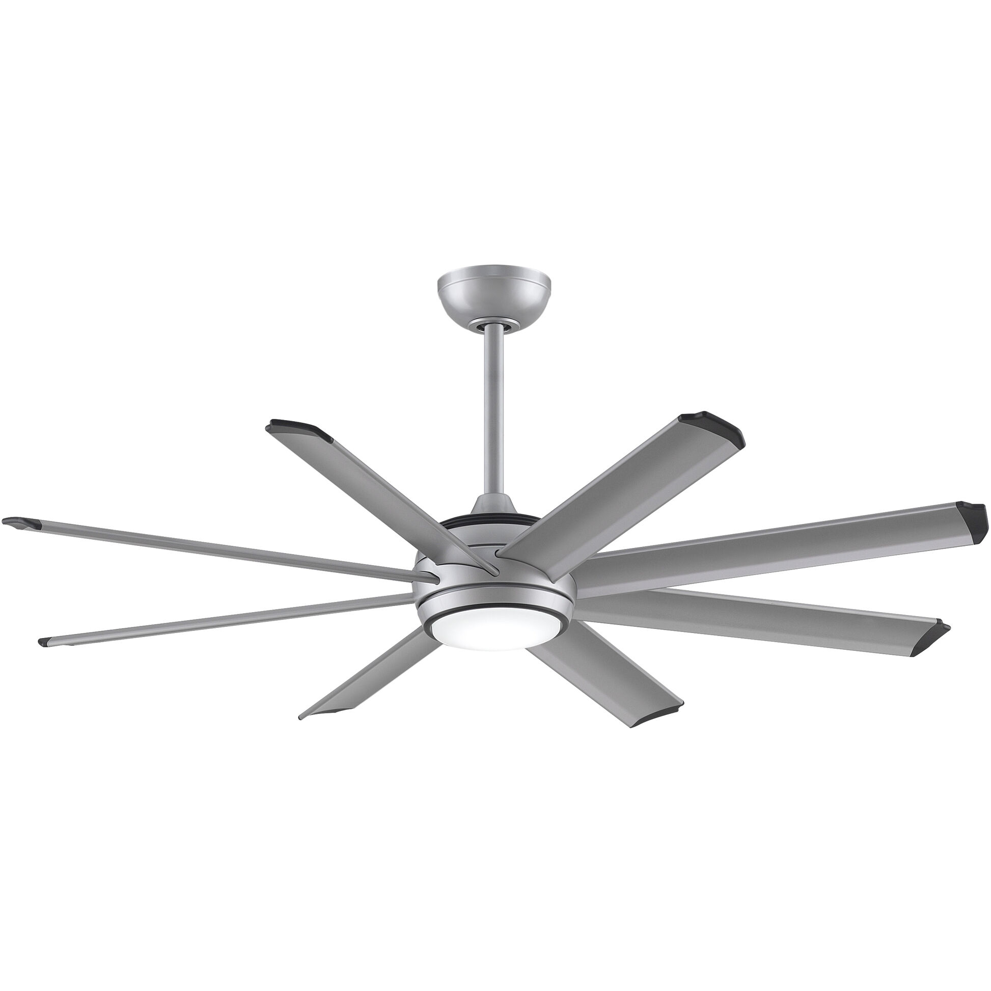 Stellar Custom 9.21 inch Silver Fan Motor Only, Blades Sold Separately