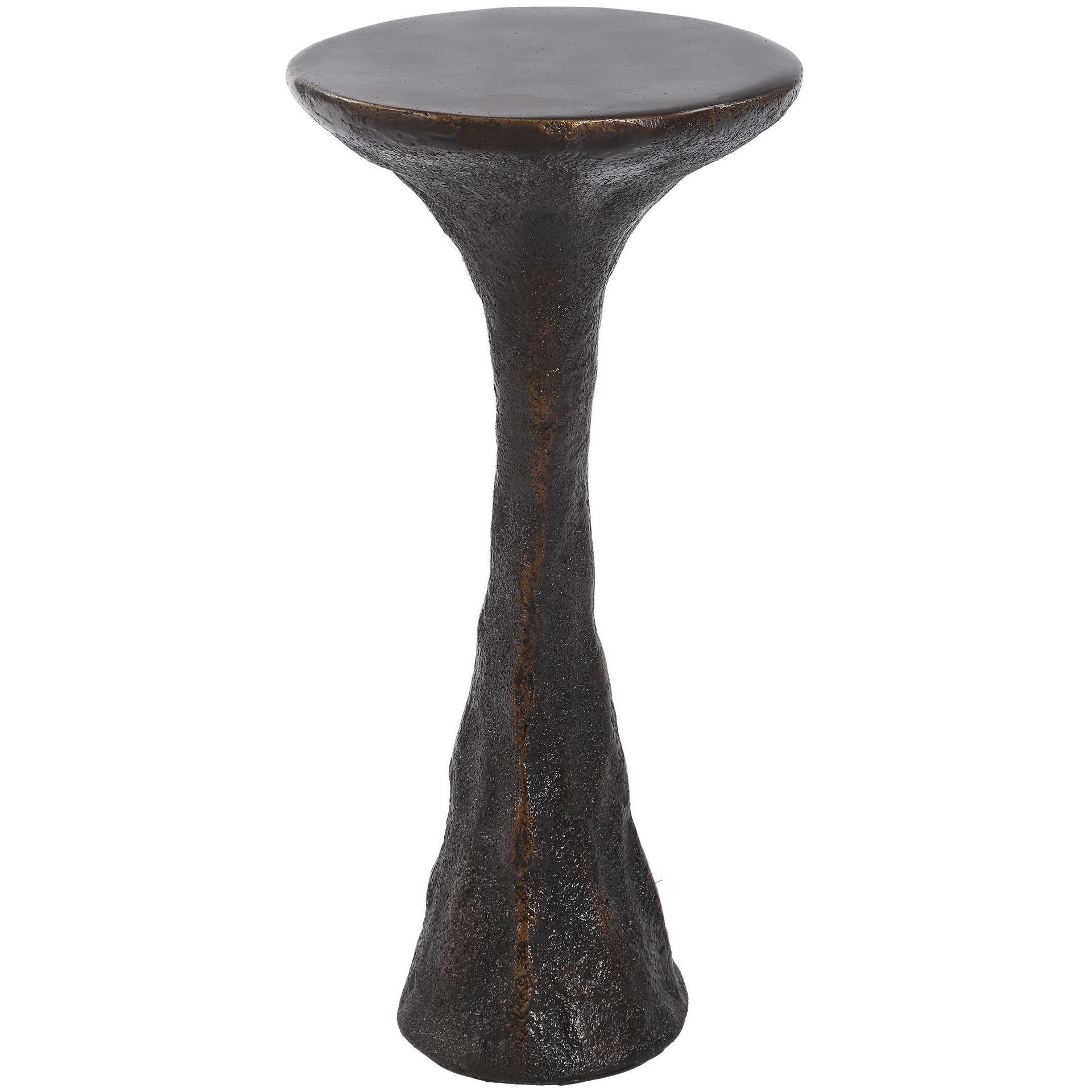 Milan 22 X 11.75 inch Bronze Outdoor Drink Table