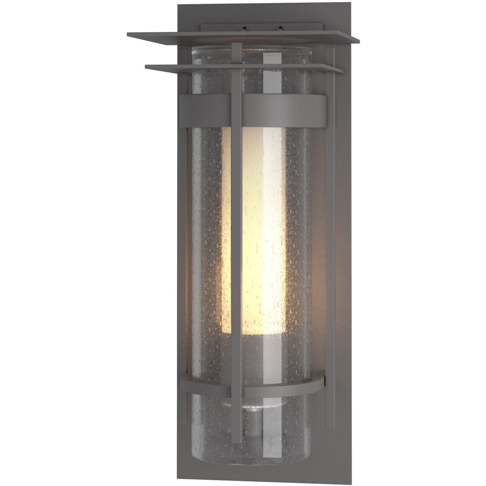 Torch 1 Light 12.5 inch Coastal Burnished Steel Outdoor Sconce, Small