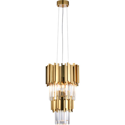 Canada 4 Light 12 inch Gold Pendant Ceiling Light