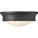 Ellis 3 Light 14 inch Black Flush Mount Ceiling Light
