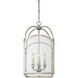 Garrett 4 Light 12 inch Polished Nickel Pendant Ceiling Light, Essentials