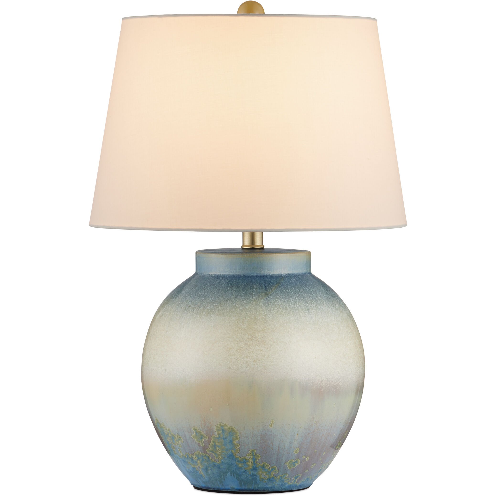 Dawning 23 inch 150.00 watt Yellow/Blue Table Lamp Portable Light