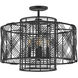 Lisa McDennon Nikko 4 Light 20.25 inch Black Indoor Pendant Ceiling Light, Convertible to Semi-Flush