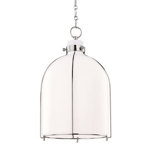 Eldridge 1 Light 14 inch Polished Nickel Pendant Ceiling Light