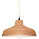 Radiance 1 Light 11.5 inch Adobe and Matte Black Pendant Ceiling Light