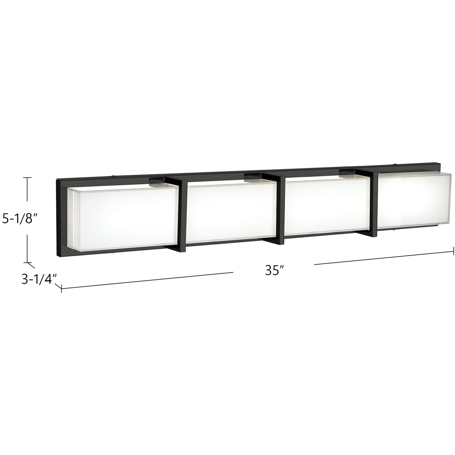 Watford Vanity Light Wall Light in Chrome