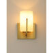 Dart 1 Light 6 inch Satin Brass Wall Sconce Wall Light