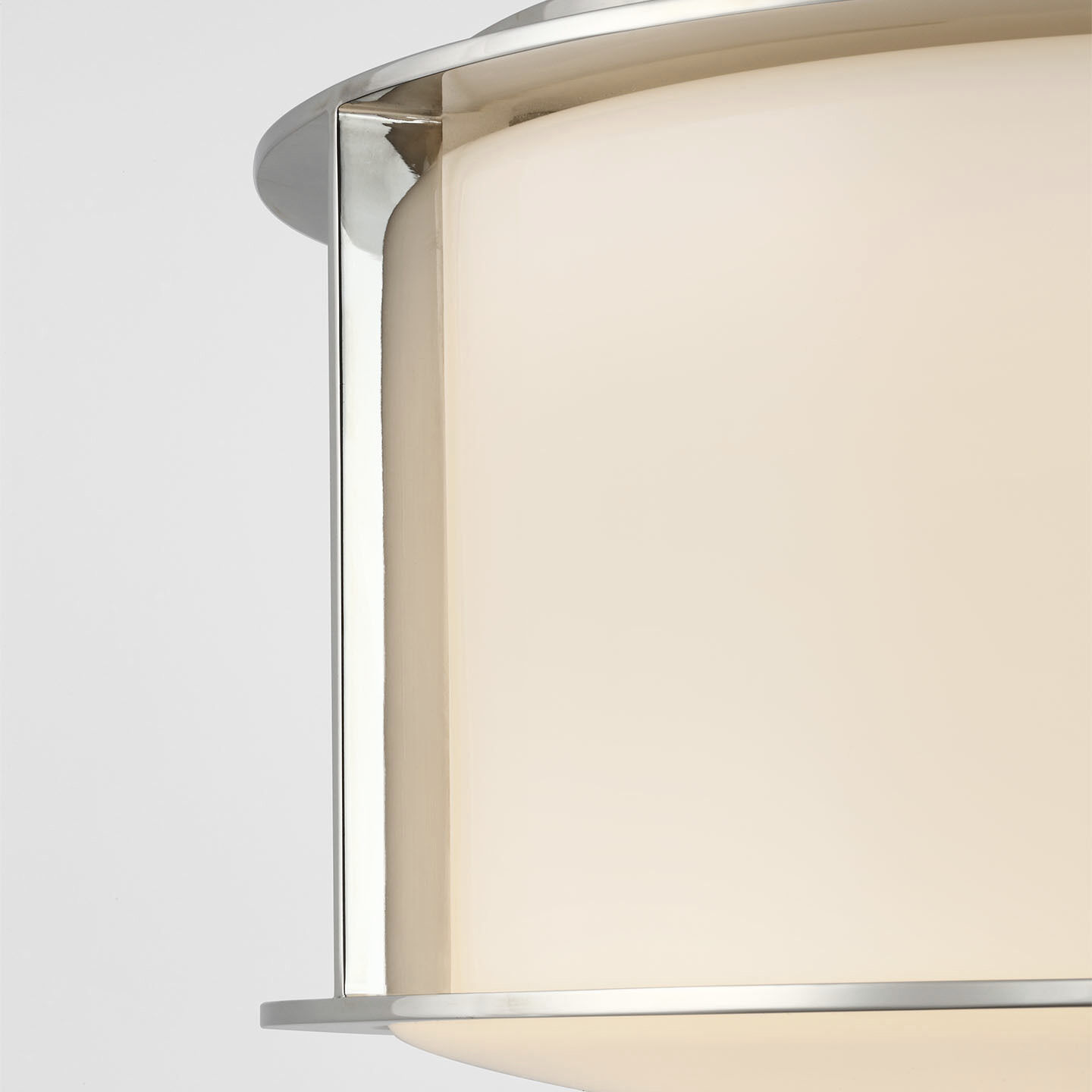 Barbara Barry Phinn LED 13 inch Polished Nickel Flush Mount Ceiling Light