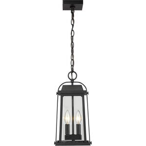 Millworks 2 Light 8 inch Black Outdoor Chain Mount Ceiling Fixture