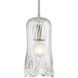 Yonkers 1 Light 5 inch Polished Chrome with Clear Mini Pendant Ceiling Light