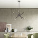 Soho 8 Light 19.5 inch Black Chrome Chandelier Ceiling Light