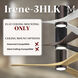 Atlas Irene-3HLK 60 inch Textured Bronze with Matte Black Blades Flush Mount Paddle Fan