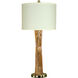 Olympia 29 inch 150 watt Copper w/Polished Nickel Table Lamp Portable Light