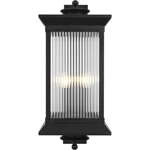 Collins 4 Light 27.5 inch Black Outdoor Wall Sconce