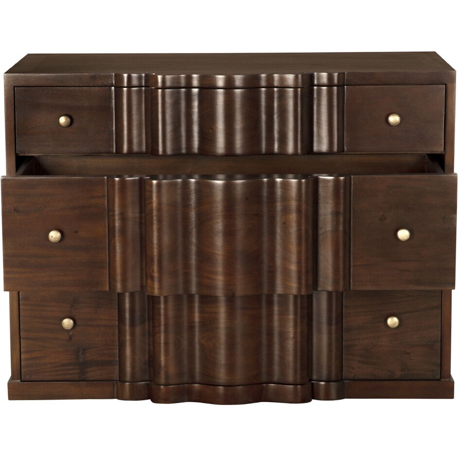 Kiss Hand Rubbed Brown Dresser