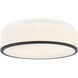 Echo LED 11.25 inch Matte Black Flush Mount Ceiling Light