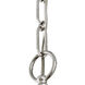 Harwich 5 Light 36 inch Polished Nickel with Natural Chandelier Ceiling Light