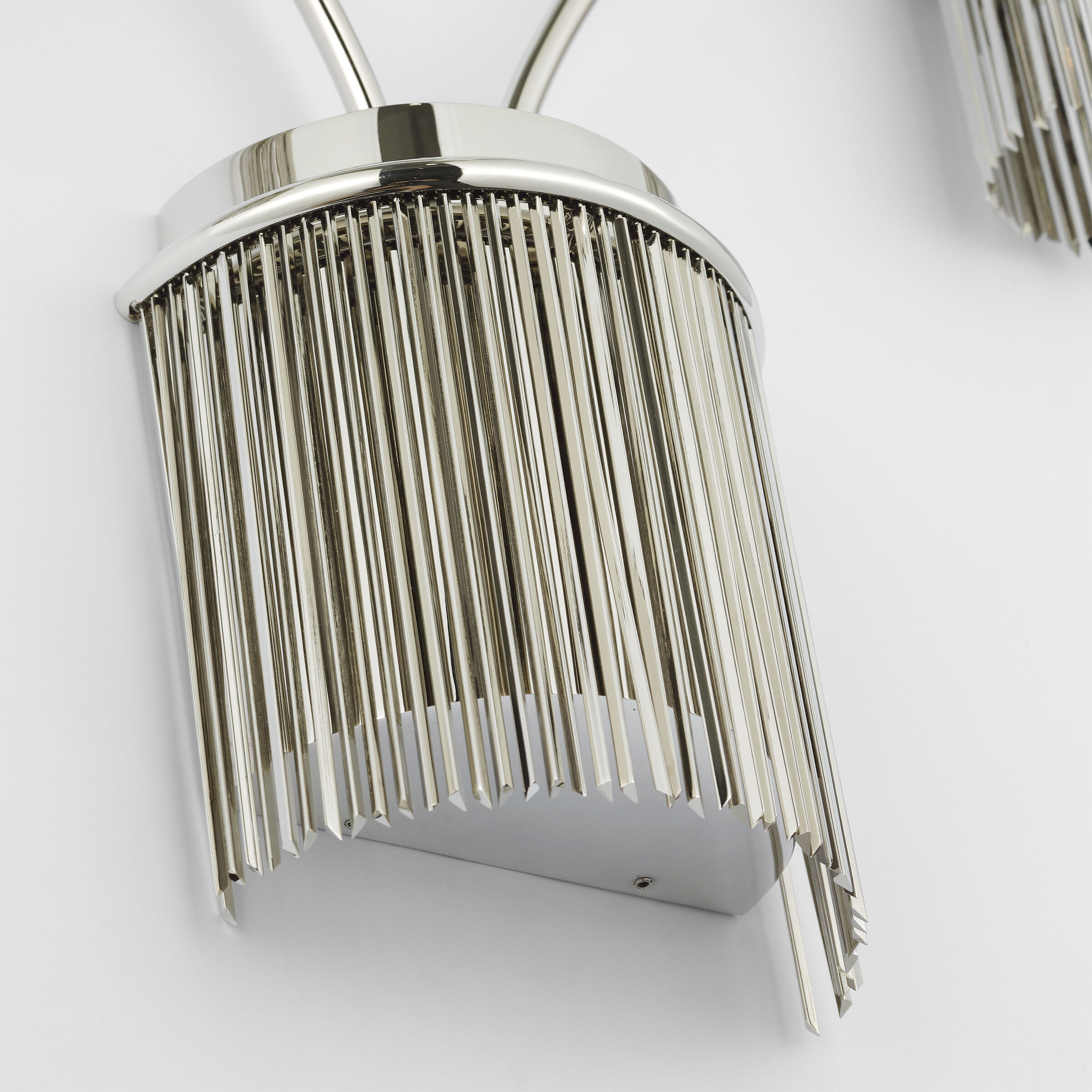 Fisher Weisman Sutton LED 17.75 inch Polished Nickel Double Sconce Wall Light