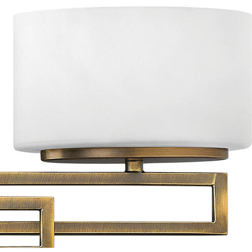 Lanza 4 Light 34 inch Brushed Bronze Vanity Light Wall Light