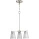 Tanner 3 Light 16.62 inch Brushed Nickel Chandelier Ceiling Light