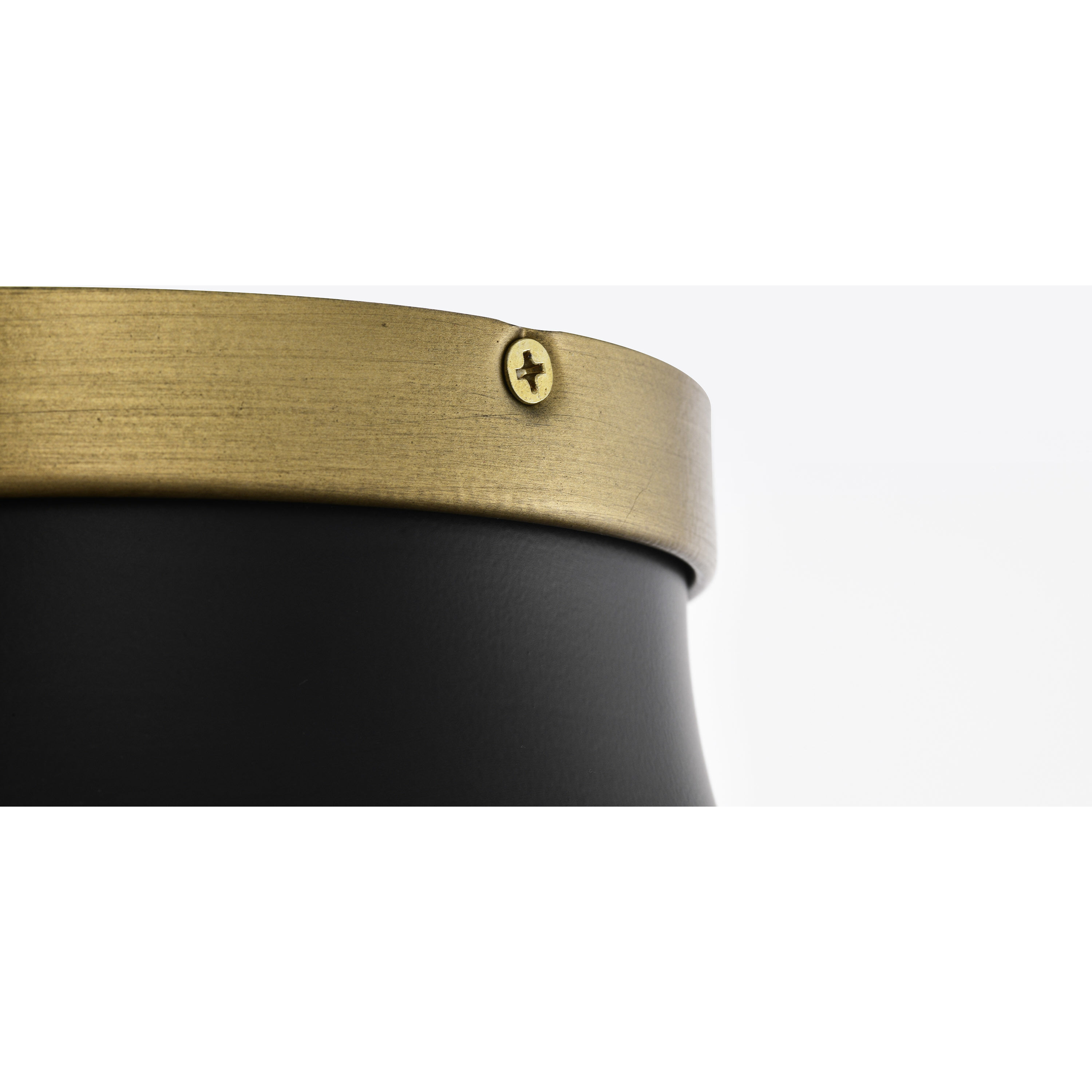 Lafayette 1 Light 14 inch Matte Black Flush Mount Ceiling Light