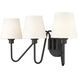 Yep Kennedy Vanity Wall Light in Natural Black