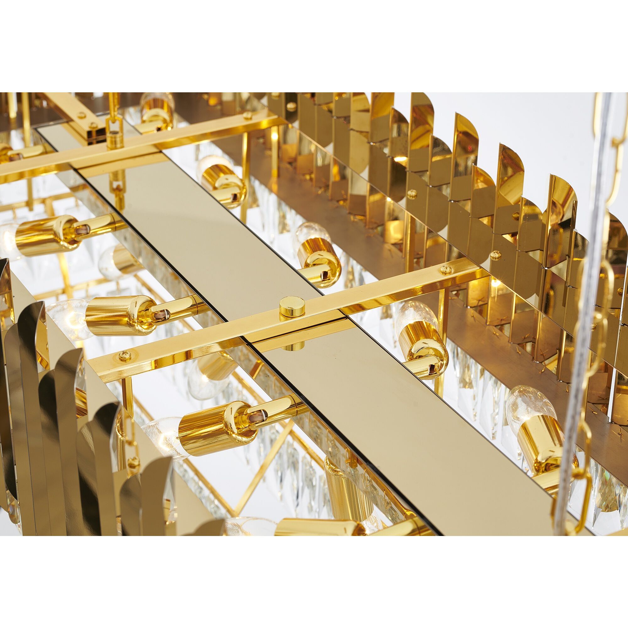 Canada LED 12.3 inch Gold Chandelier Ceiling Light