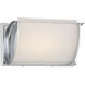 Arlington Brooke LED 9 inch Chrome Bath Light Wall Light