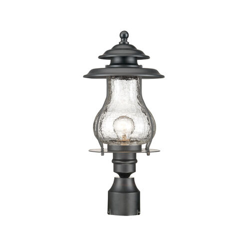 Blue Ridge 1 Light 18 inch Matte Black Exterior Post Mount Light