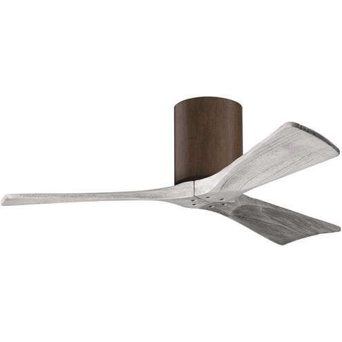 Atlas Irene-3H 42 inch Walnut with Barnwood Tone Blades Ceiling Mount Paddle Fan in Barn Wood, Flush Mounted