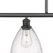 Ballston Ballston Dome LED 48 inch Oil Rubbed Bronze Island Light Ceiling Light in Seedy Glass