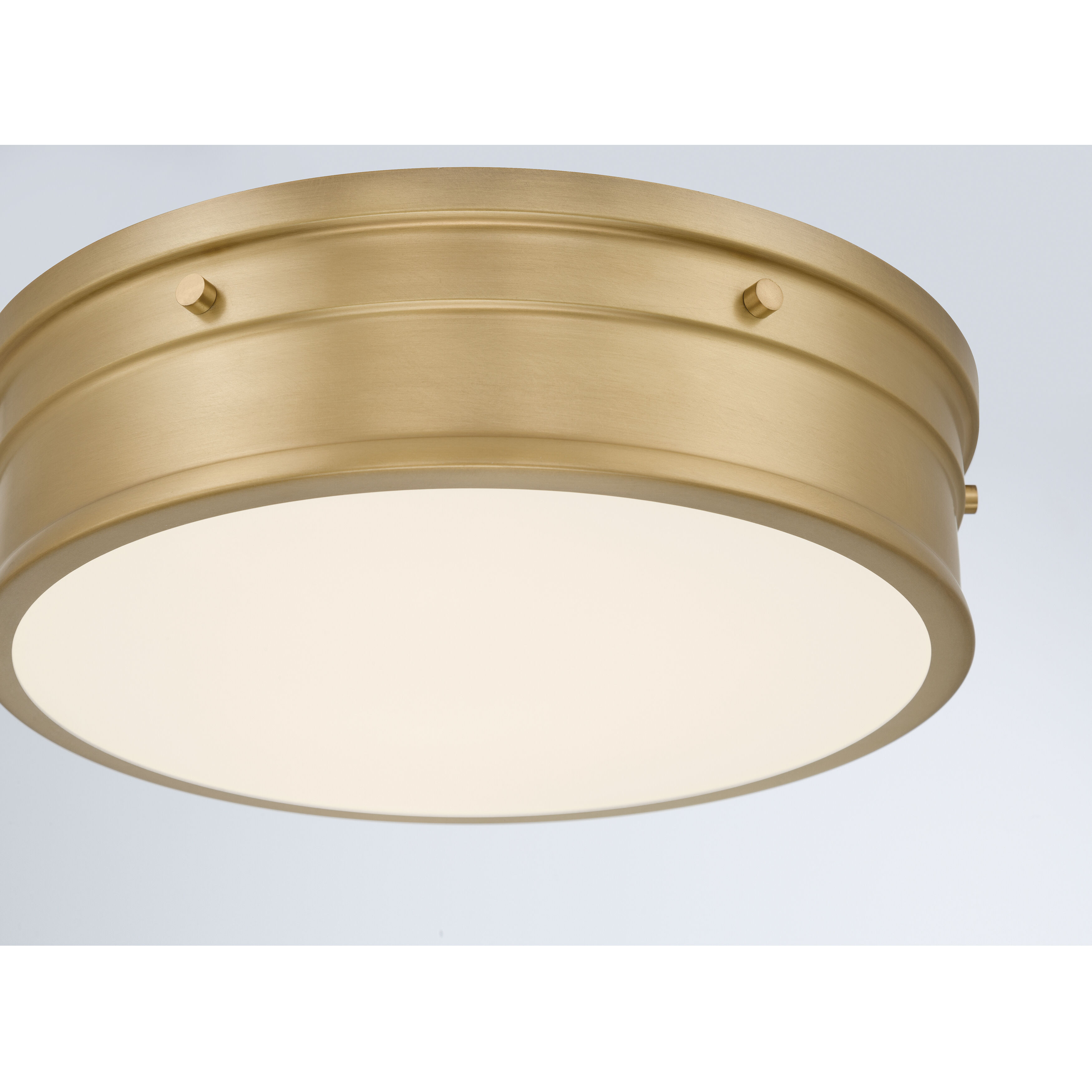 Marnex LED 13 inch Legacy Brass Flush Mount Ceiling Light