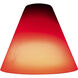 Inari 7 inch Pendant Ceiling Light in Red