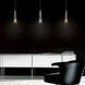 Envisage VI LED 2 inch Graphite with Brass Mini Pendant Ceiling Light