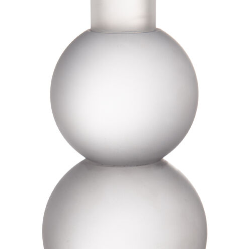 Double Orb 7 inch Candleholder