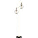 Kaira 72 inch 40.00 watt Black Floor Lamp Portable Light