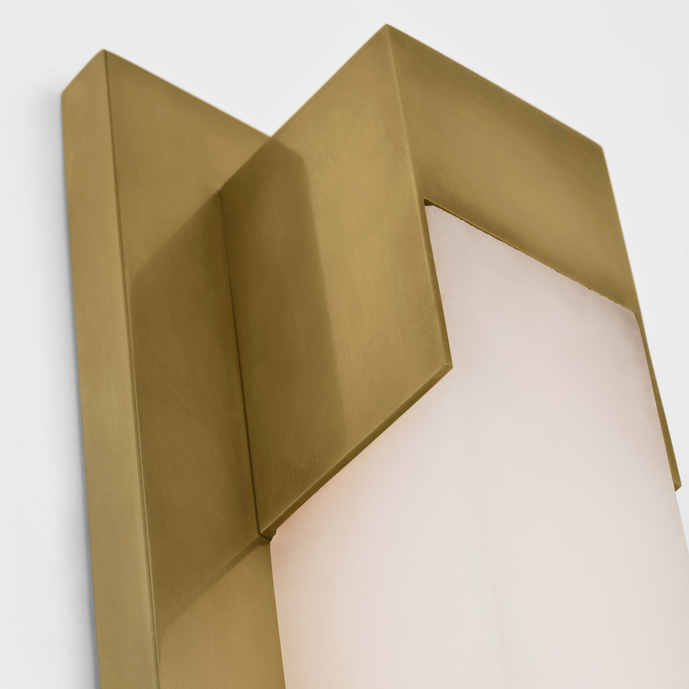 Kelly Wearstler Covet LED 4.5 inch Antique-Burnished Brass Bracketed Bath Light Wall Light