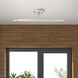 Monaco 2 Light 5.13 inch Brushed Nickel Semi-Flush Ceiling Light