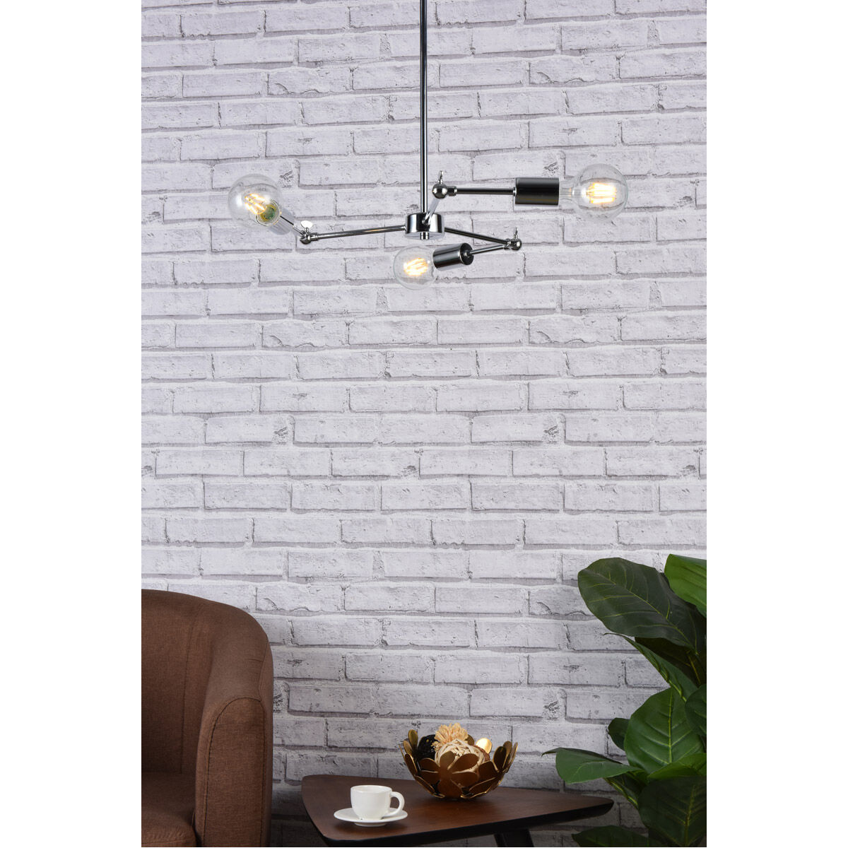 Furlong 3 Light 28.4 inch Chrome Pendant Ceiling Light